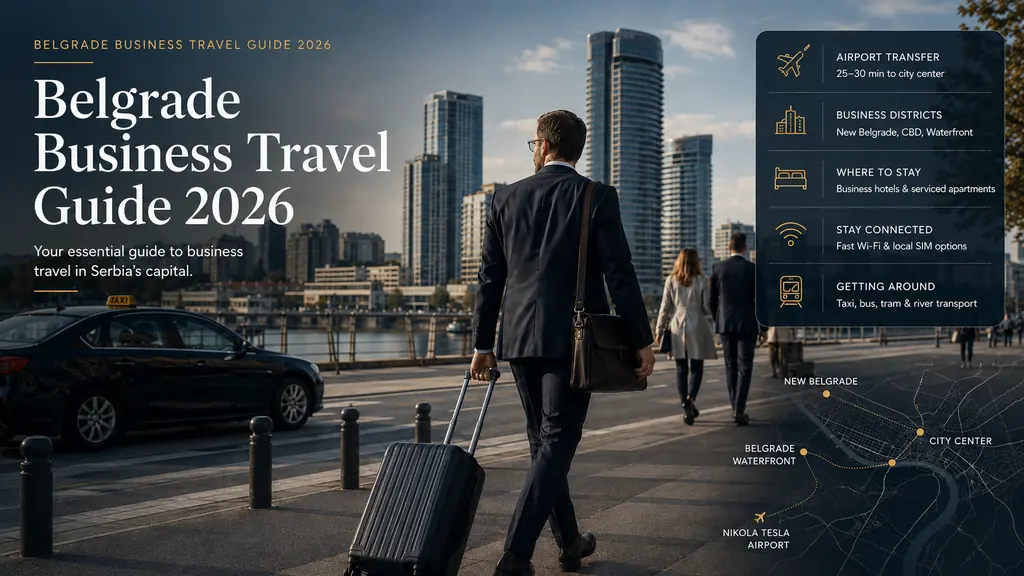 Belgrade for Business Travellers in 2026: Where to Stay, Meet, Work and Move Around