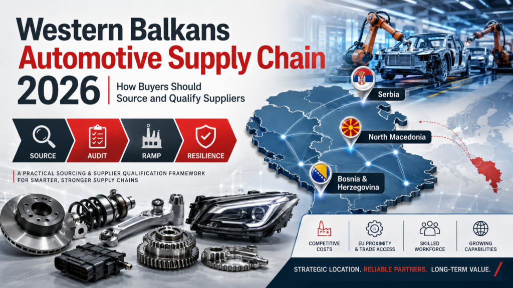 Western Balkans Automotive Supply Chain in 2026: How Buyers Should Source and Qualify Suppliers